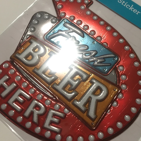 Small beer sign wall sticker - Picture 5 of 7